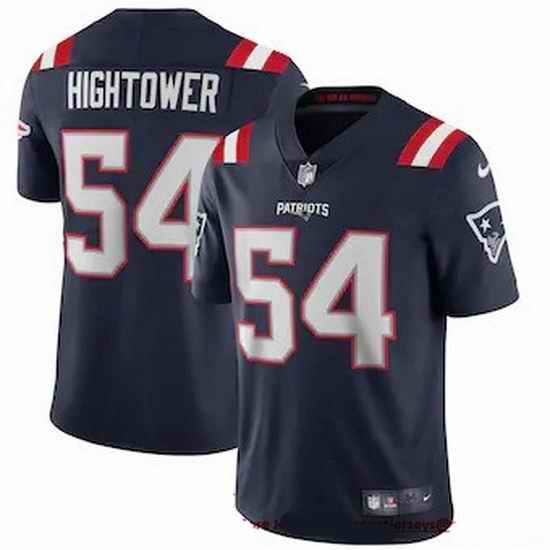 New England Patriots 54 Dont 27a Hightower Men Nike Navy 2020 Vapor Limited Jersey
